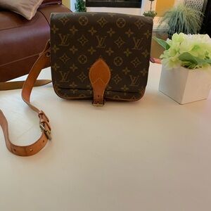 LV Cartouchiere PM Monogram Crossbody